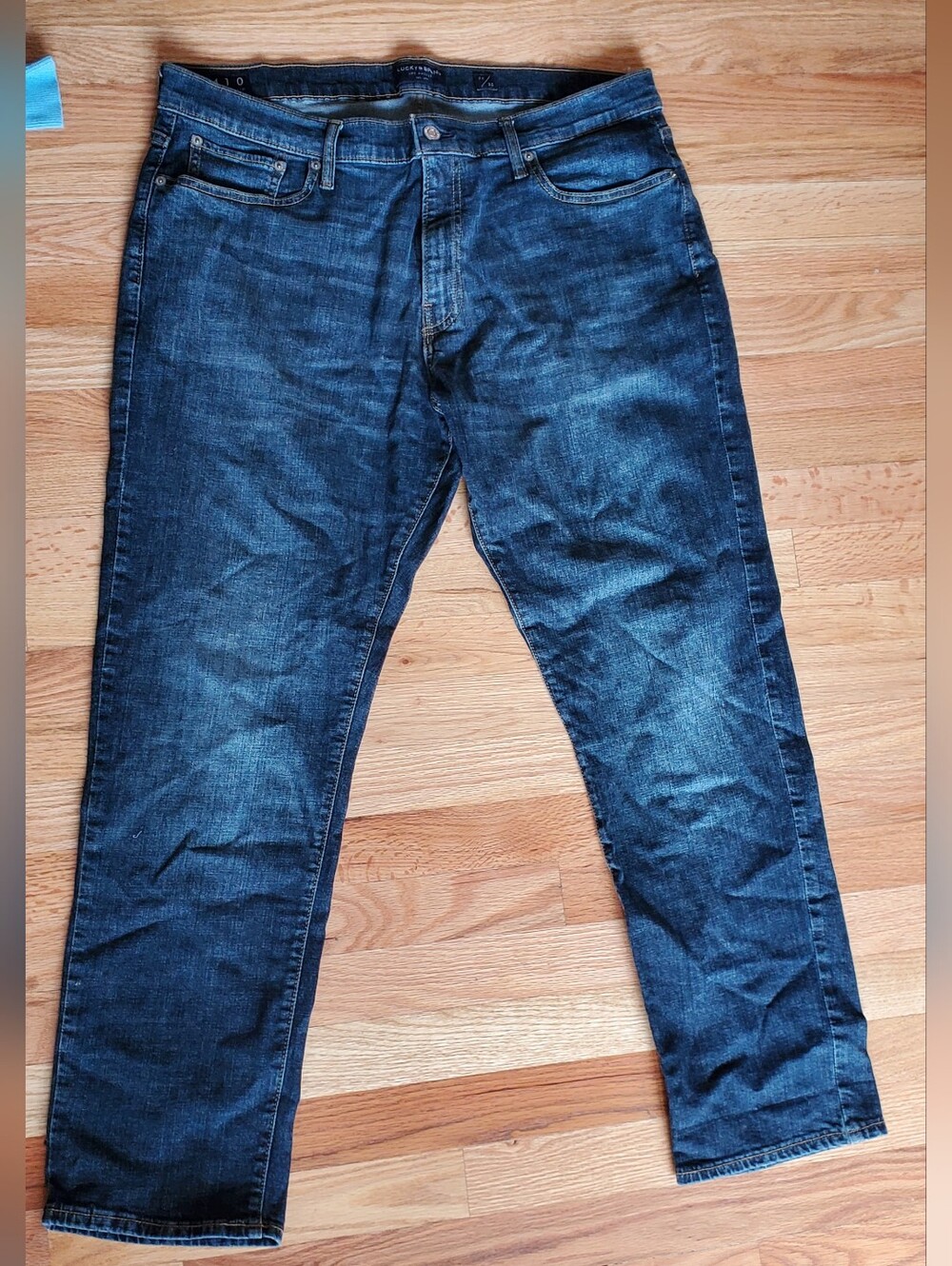 Lucky Brand 410 Athletic Slim W35 L30 Women's Blue Jeans
